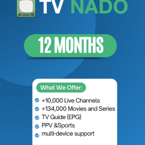 12 Months IPTV Subscription
